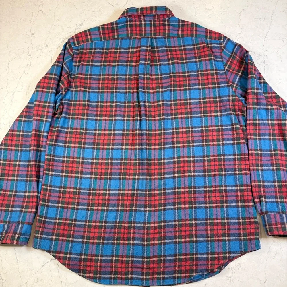 Polo Ralph Lauren Classic Fit Performance Flannel Shirt XXL Plaid Long Sleeve